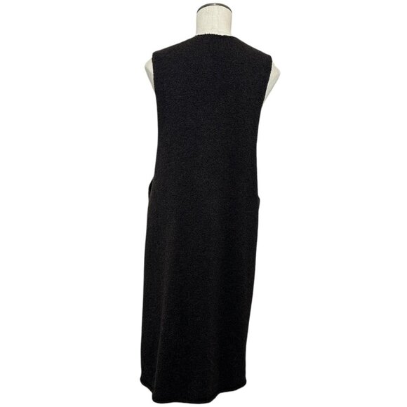 Eskandar Sleeveless Sweater Wool Cashmere Womens One Size Longline Lagenlook - Picture 4 of 10